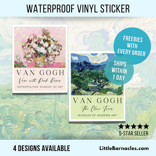 Van Gogh Sticker Collection Classic Art