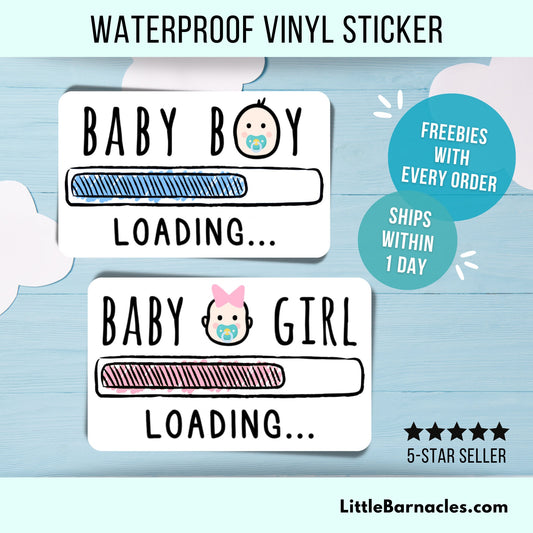 Pregnancy Sticker Baby Boy Girl Baby Shower