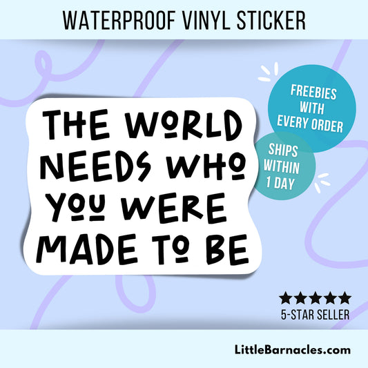 Motivational Sticker Waterproof Vinyl Sticker Magnolia Sticker