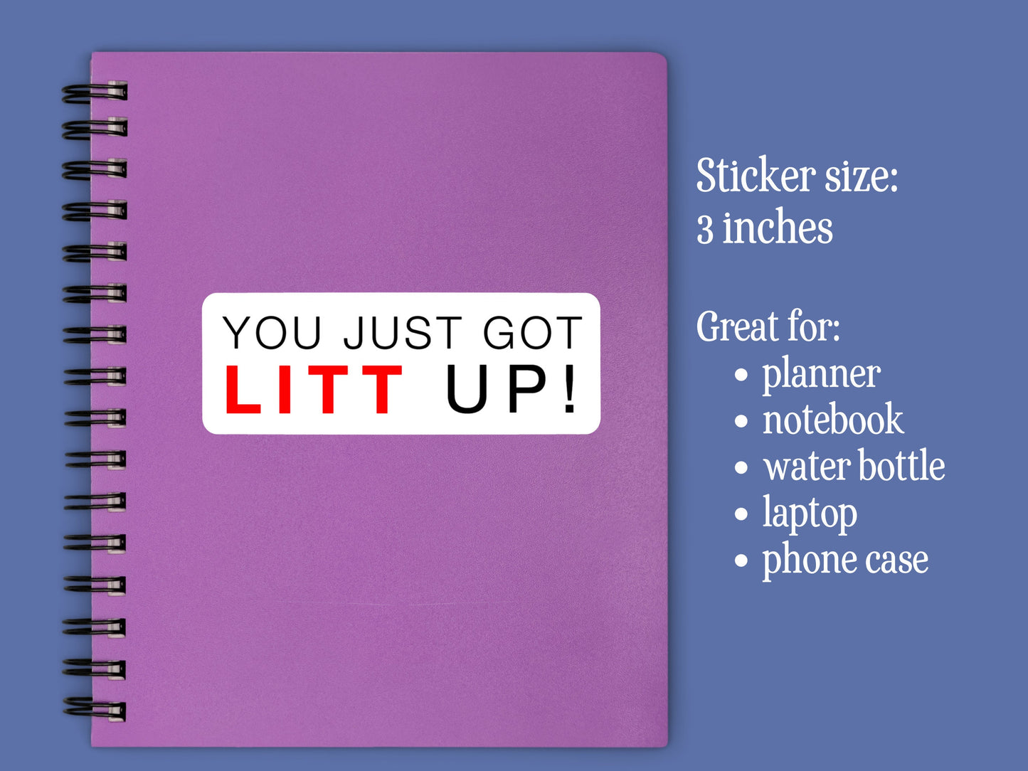 You Just Got Litt Up Sticker Suits TV Show Louis Litt